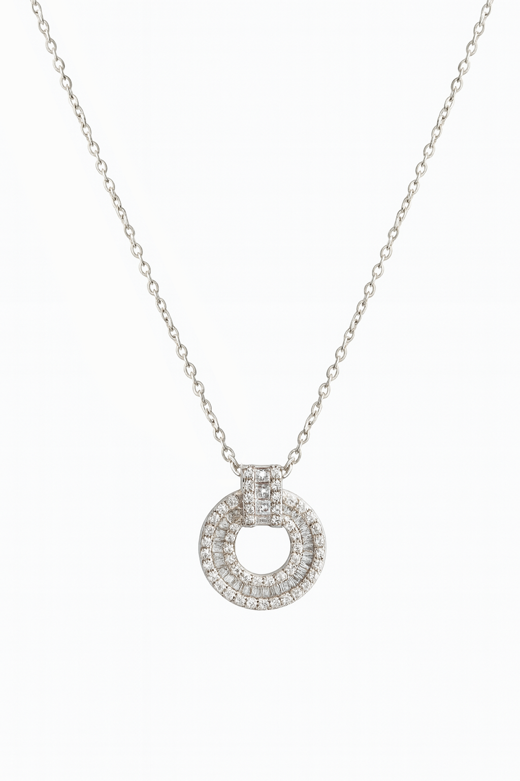 COLLAR CIRCULO DE CRISTAL